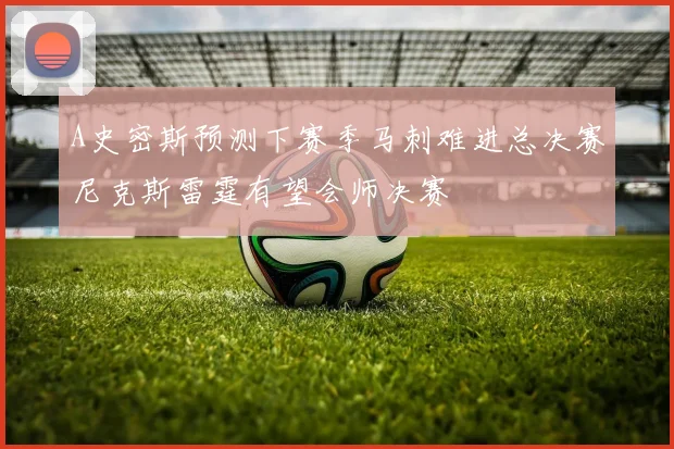A史密斯预测下赛季马刺难进总决赛尼克斯雷霆有望会师决赛